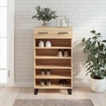 vidaXL, vidaXL Schuhschrank Sonoma-Eiche 60x35x105 cm Holzwerkstoff
