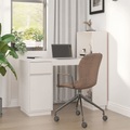 vidaXL, vidaXL Schreibtisch Weiß 110x53x117 cm Massivholz Kiefer