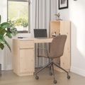 vidaXL, vidaXL Schreibtisch 110x53x117 cm Massivholz Kiefer