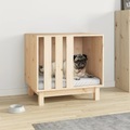 vidaXL, vidaXL Hundehütte 60x45x57 cm Massivholz Kiefer