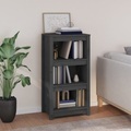 vidaXL, vidaXL Bücherregal Grau 50x35x97 cm Massivholz Kiefer
