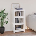 vidaXL, vidaXL Bücherregal Weiß 50x35x97 cm Massivholz Kiefer