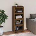 vidaXL, vidaXL Bücherregal Honigbraun 50x35x125,5 cm Massivholz Kiefer
