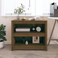 vidaXL, vidaXL Bücherregal Honigbraun 80x35x68 cm Massivholz Kiefer