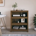 vidaXL, vidaXL Bücherregal Honigbraun 80x35x97 cm Massivholz Kiefer