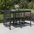 vidaXL, vidaXL Gartentisch Grau 159,5x82,5x110 cm Massivholz Kiefer