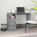 vidaXL, vidaXL Schreibtisch mit Schubladen Grau Sonoma 102x50x76 cm