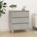 vidaXL, vidaXL Sideboard Betongrau 60x35x70 cm Holzwerkstoff