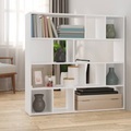 vidaXL, vidaXL Bücherregal/Raumteiler Weiß 105x24x102 cm