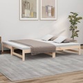 vidaXL, vidaXL Tagesbett Ausziehbar 2x(75x190) cm Massivholz Kiefer