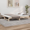 vidaXL, vidaXL Tagesbett Ausziehbar 2x(90x200) cm Massivholz Kiefer