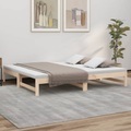 vidaXL, vidaXL Tagesbett Ausziehbar 2x(90x190) cm Massivholz Kiefer