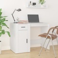 vidaXL, vidaXL Schreibtisch Weiß 100x49x75 cm Holzwerkstoff