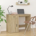 vidaXL, vidaXL Schreibtisch Sonoma-Eiche 100x49x75 cm Holzwerkstoff
