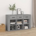 vidaXL, vidaXL Sideboard Grau Sonoma 100x30x59,5 cm Holzwerkstoff