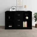 vidaXL, vidaXL Sideboard Schwarz 104,5x35,5x67,5 cm Holzwerkstoff