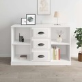 vidaXL, vidaXL Sideboard Weiß 104,5x35,5x67,5 cm Holzwerkstoff