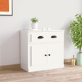 vidaXL, vidaXL Sideboard Weiß 70x35,5x67,5 cm Holzwerkstoff