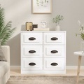 vidaXL, vidaXL Sideboard Weiß 70x35,5x67,5 cm Holzwerkstoff