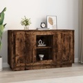 vidaXL, vidaXL Sideboard Räuchereiche 102x35x60 cm Holzwerkstoff