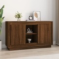 vidaXL, vidaXL Sideboard Braun Eichen-Optik 102x35x60 cm Holzwerkstoff