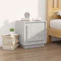 vidaXL, vidaXL Nachttisch Betongrau 44x35x45 cm Holzwerkstoff
