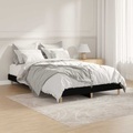 vidaXL, vidaXL Bettgestell Schwarz 120x190 cm Holzwerkstoff