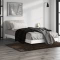 vidaXL, vidaXL Bettgestell Weiß 90x200 cm Holzwerkstoff