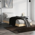vidaXL, vidaXL Bettgestell Sonoma-Eiche 75x190 cm Holzwerkstoff