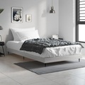 vidaXL, vidaXL Bettgestell Grau Sonoma 90x190 cm Holzwerkstoff