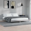 vidaXL, vidaXL Bettgestell Grau Sonoma 200x200 cm Holzwerkstoff