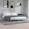 vidaXL, vidaXL Bettgestell Grau Sonoma 180x200 cm Holzwerkstoff