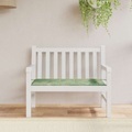 vidaXL, vidaXL Gartenbank-Auflage Blattmuster 120x50x3 cm Oxford-Gewebe