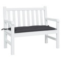 vidaXL, vidaXL Gartenbank-Auflage Schwarz 100x50x7 cm Oxford-Gewebe