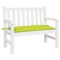 vidaXL, vidaXL Gartenbank-Auflage Hellgrün 100x50x7 cm Oxford-Gewebe