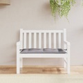 vidaXL, vidaXL Gartenbank-Auflage Grau 110x50x7 cm Oxford-Gewebe