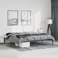 vidaXL, vidaXL Bettgestell Metall Schwarz 193x203 cm