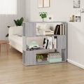 vidaXL, vidaXL Bücherregal/Raumteiler Grau Sonoma 100x24x94 cm