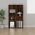 vidaXL, vidaXL Bücherregal/Sideboard Räuchereiche 50x25x80 cm Holzwerkstoff
