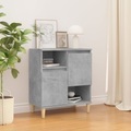 vidaXL, vidaXL Sideboard Betongrau 60x35x70 cm Holzwerkstoff