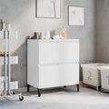vidaXL, vidaXL Sideboard Weiß 60x35x70 cm Holzwerkstoff