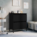 vidaXL, vidaXL Sideboard Schwarz 60x35x70 cm Holzwerkstoff
