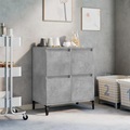 vidaXL, vidaXL Sideboard Betongrau 60x35x70 cm Holzwerkstoff