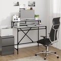 vidaXL, vidaXL Schreibtisch Grau Sonoma 100x50x90 cm Holzwerkstoff und Eisen