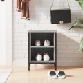 vidaXL, vidaXL Schuhregal Grau Sonoma 38x35x50 cm Holzwerkstoff