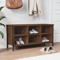 vidaXL, vidaXL Schuhregal Braun Eichen-Optik 100x35x50 cm Holzwerkstoff