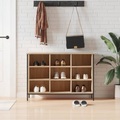 vidaXL, vidaXL Schuhregal Sonoma-Eiche 100x35x70 cm Holzwerkstoff