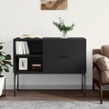 vidaXL, vidaXL Sideboard Schwarz 100x40x79,5 cm Holzwerkstoff