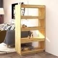vidaXL, vidaXL Bücherregal/Raumteiler 80x35x135 cm Massivholz Kiefer