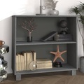vidaXL, vidaXL Sideboard HAMAR Dunkelgrau 85x35x80 cm Massivholz Kiefer